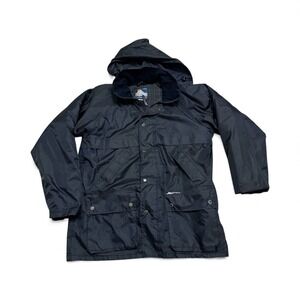 Portwest Perth Stormbeater Waterproof Jacket  Packaway Hood Blue Men's Medium